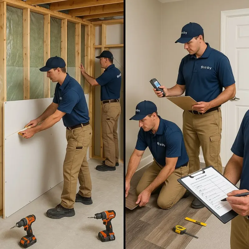 Repairs and Reconstruction process in McConnell AFB, KS